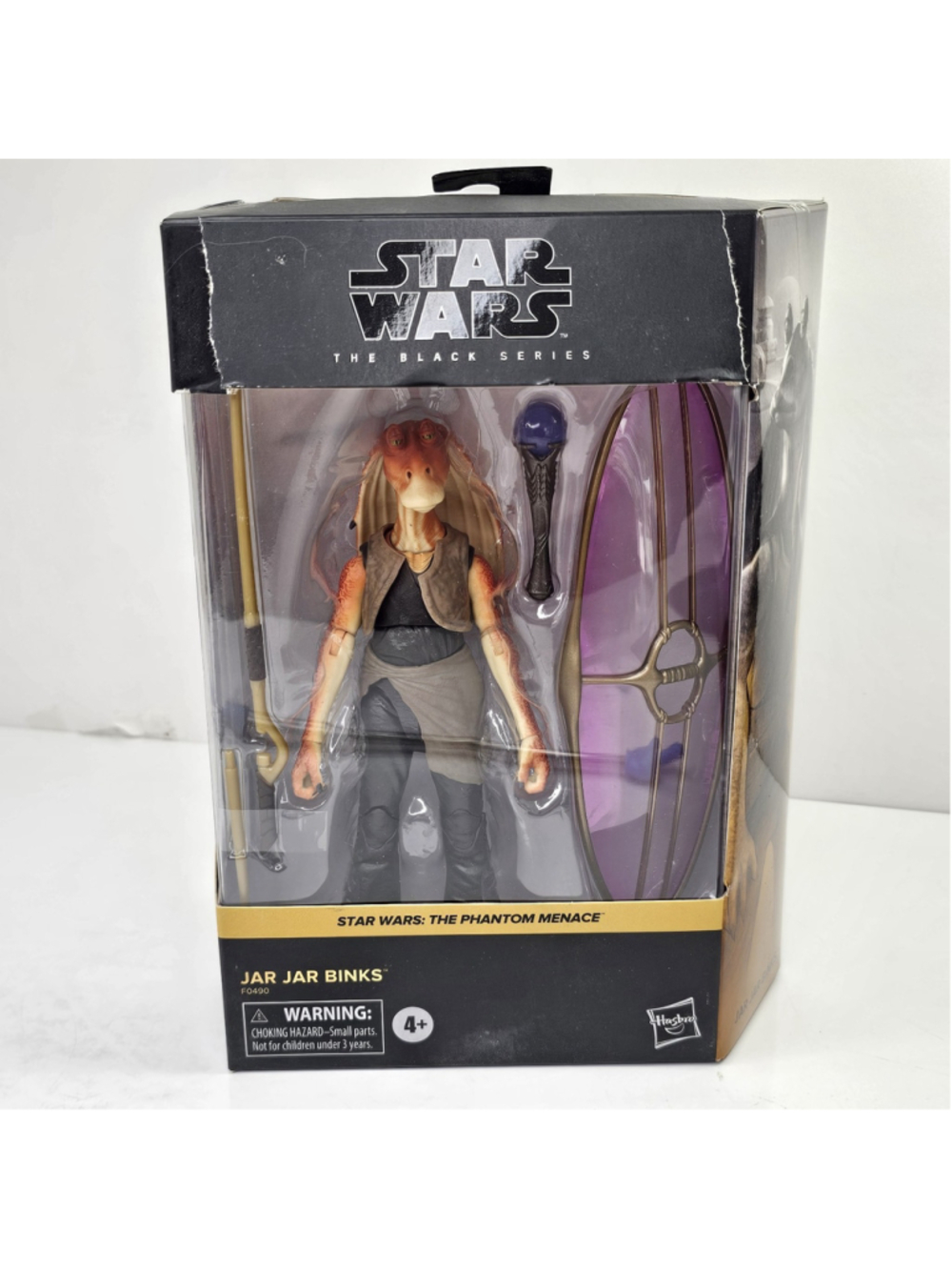 SEALED Hasbro Star Wars The Black Series Jar Binks F0490 Box Damage